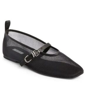 Rag & Bone Black Spire Mary Jane Ballerina Flats